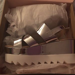 Brand new platform sandals